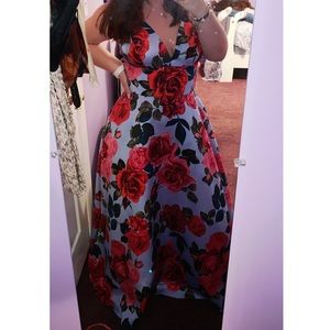 Floral Prom Dress